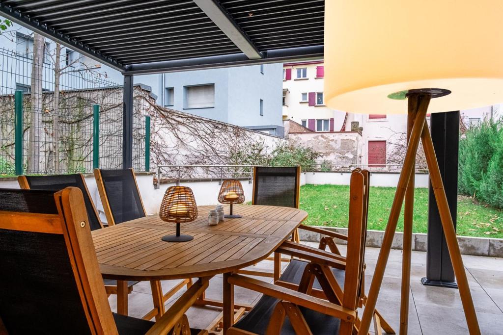 Appartement Cosy Jardin Et Terrasse Strasbourg Eksteriør billede